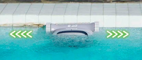 Робот-пылесос Poolmate в работе