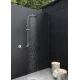 Уличный душ Alta Waterline W61.E (хол./гор. вода), насадка-лейка S06 Ø 300 мм, с гибким шлангом – арт. ALTA/W61.E