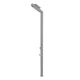 Душ уличный Aquaviva Quick с LED-подсветкой, Aluminun, с мойкой для ног – арт. Q825/9007-QL