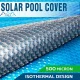Солярное покрытие Aquaviva Platinum Bubbles, серебро/голубой, 6 x 30 м, 500 мкр, LPDE – арт. 6507