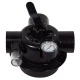Кран 4-ходовой Aquaviva MPV16, 17 м3/ч, верхнее подключение 1 1/2