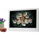 Smart телевизор Avel White Frame для кухни (с белой рамкой), 23,8