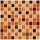 Мозаика стеклянная Bonaparte Coffee Mix (глянцевая), 25*25*4 мм, 300*300 мм