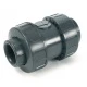 Клапан обратный ПВХ Comer (под клей), уплотнения FPM, Ø=40 мм, PN16 – арт. CVD30040PVC