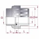 Муфта разборная ПВХ, EPDM Cepex (клеевая), диаметр 63 мм, PN=16 – арт. 02332
