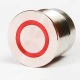 Пьезокнопка сенсорная c подсветкой LED RGB, М27*1,5(¾), AISI-304 /ПК.01/ВБз27R1SN-C-12T – арт. ВБз27R1SN-C-12T
