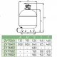 Фильтровальная установка Fiberpool Vaso ZVT-FN25, 6 м3/ч, 400 мм (верхнее подключение) / ZVTFN400-25