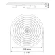 Лампа светодиодная Huaxia, RGB, 24 Вт, 12 В (для светильников Ø 260–280 мм) – арт. HX-RF178-SMD2358-333