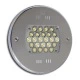 Светодиодный прожектор Hugo Lahme 24х3 Вт LED RGB, 12 В, круглая рамка Ø270 мм из нержавеющей стали, кабель 5 м (цветной, 7000 люмен) – арт. 4380220