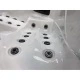 Гидромассажная ванна Jazzi Pool Eldorado SKT333E, 228 x 228 x 94 см, 1600 л, чаша акрил 30 (Silver Marble), панели Grey, Wi-Fi, подсветка RGB – арт. SKT333E
