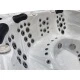 Гидромассажная ванна Jazzi Pool Eldorado SKT333E, 228 x 228 x 94 см, 1600 л, чаша акрил 30 (Silver Marble), панели Grey, Wi-Fi, подсветка RGB – арт. SKT333E
