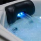 СПА-бассейн Joyee SPA Berlin, 1250 л, 220 х 220 х 95 см, 6 мест (1 лежак), чаша белый мрамор, отделка коричневый пластик под дерево