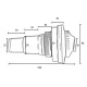 Скиммер Kokido Olimpic K001WBX/LX/W(ver2) с форсункой, с декоративной накладкой,  универсальный (белый) – арт. K001WBX/LX/W(ver2)