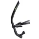 Дыхательный тренажер MadWave Pro Snorkel для концентрации над техникой гребка и правильным положением тела в воде, цвет черный – арт. M0773 01 0 01W