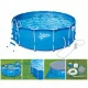 Каркасный бассейн Polygroup Summer Escapes,  366 х 122 см, 10250 л, фильтр-насос 3 000 л/ч, лестница, тент, настил, скиммер, комплект для чистки – арт. P20-1248-B