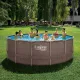Каркасный бассейн Polygroup Summer Escapes,  366 х 122 см, 10685 л, песчаный фильтр 4100 л/ч, лестница, тент, настил, скиммер, комплект для чистки – арт. P20-1248-S