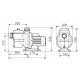 Насос FCP-S с префильтром 19 м3/час, 220 В Pool King /FCP-1100S2/ – арт. FCP-1100S2