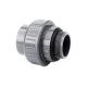 Муфта разборная ПВХ с наружной резьбой Peraqua 50 x 2