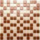 Мозаика стеклянная Reexo M041, цвет: микс, прокрашенный (светло-коричневый + бежевый)