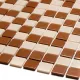 Мозаика стеклянная Reexo M041, цвет: микс, прокрашенный (светло-коричневый + бежевый)
