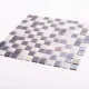 Мозаика стеклянная Reexo M034, цвет: микс, перламутр прокрашенный (черный + белый)