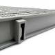 УФ-стойкая переливная решётка для бассейна Reexo GP, 22 x 245 мм (цвет RAL) – арт. GP 22-245 RAL