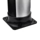 Летний солнечный душ Reexo Solar Barrel Silver, 35 л, чёрный ПВХ с алюминиевой накладкой (с краном для ног)