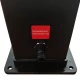 Летний солнечный душ Reexo Solar Tetra Black, 35 л, чёрный ПВХ (с краном для ног)