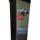 Летний солнечный душ Reexo Solar Tetra Silver, 35 л, чёрный ПВХ с алюминиевой накладкой (с краном для ног)