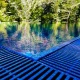 Переходной элемент 90 градусов (угол) для решётки перелива Reexo GP,  22 x 195 мм, цвет белый – арт. TE 22-195 W