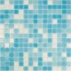 Мозаика стеклянная Rose mosaic Blue Ice (микс A02+A11+A12+A13)