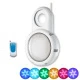 Прожектор накладной Seamaid 36 LED RGB, 8 Вт, 200 лм, ABS-пластик, с пультом ДУ (крепление к форсунке)  – арт. 500699
