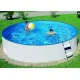 Сборный бассейн SummerFun Standard Acapulco круглый, д=450 x 90 см, 12,5 м3, сталь 0,3 мм, картриджный фильтр, лестница – арт. 503010356S