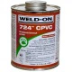 Клей для ХПВХ/НПВХ труб Weld-On 724 CPVC, оранжевый, 946 мл – арт. 12818
