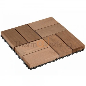 Паркет из термодревесины Thermodecking для укладки вокруг бассейна